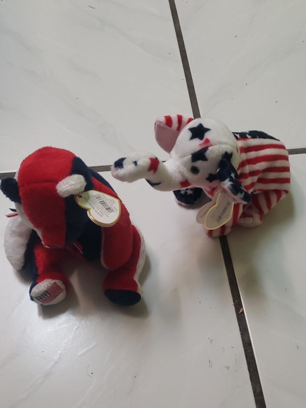 Rare Vintage retired TY Beanie Baby set (2)